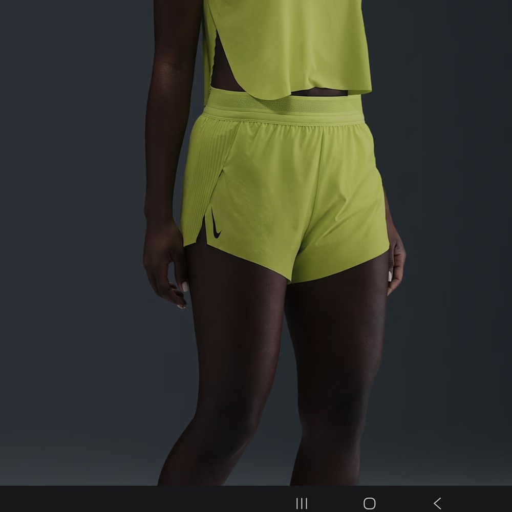 Nike Women's Bright Green Athletic Shorts Sz L - Picture 6 of 12